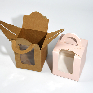 Bán buôn Tùy chỉnh cao cấp cửa sổ vật nuôi hộp bánh giấy thức ăn nhanh Giao hàng hộp bánh rán để đóng gói cho khoai tây chiên thức ăn trẻ em - Product Image 4