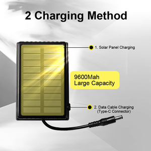 IP67 Waterproof Screen With Magnetic Wireless <b>Camera</b> for Side View and Backup Reverse Forklift, <b>Solar</b> Power Bank Wireless- FR-SR - Product Image 2