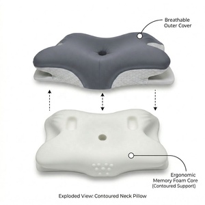 <span class=keywords><strong>Cuscino</strong></span> Ortopedico Cervicale in Memory Foam JYM con Logo Personalizzato per Alleviare il Dolore al Collo, <span class=keywords><strong>Cuscino</strong></span> Sagomato per Dormire con Etichetta Privata e MOQ Basso - Product Image 4
