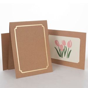 Wholesale Folded Home Desktop Display Cardboard <b>Photo</b> <b>Frame</b> Rectangle Family Friends Paper <b>Photo</b> <b>Frame</b> - Product Image 1