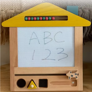 Papan Gambar Kayu Beech untuk Anak-anak dengan Pena Stempel - Product Image 5