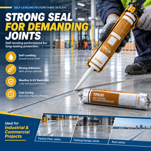 Sellador de Poliuretano <span class=keywords><strong>Autonivelante</strong></span> de 300ml/600ml, Pintable, Resistente a la Intemperie, Sin Burbujas, para Sellado de Juntas en Construcción - Product Image 2