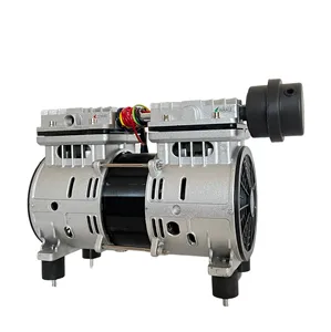 Hot Selling Good Price Two pole high speed Oil free air compressor Head 1200W 200LPM Industrial Piston Air Compressor Pumps