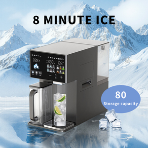 Macchina per il Ghiaccio da Banco Personalizzabile Wosfer con Purificatore d'Acqua Senza Installazione, Depuratore d'Acqua Caldo e Freddo Multifunzione - Product Image 6