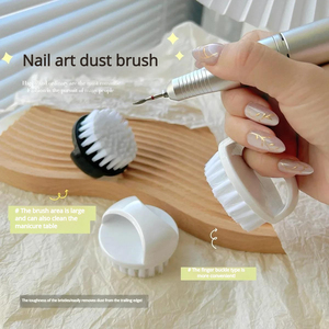 <span class=keywords><strong>Brosse</strong></span> à ongles personnalisée en gros, design DIY, <span class=keywords><strong>brosse</strong></span> à poussière pour ongles, poils synthétiques rigides, soin de <span class=keywords><strong>manucure</strong></span> - Product Image 2