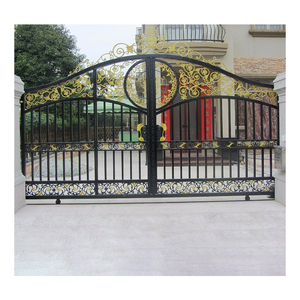 Color personalizado edificio casa de lujo jardín seguridad hierro forjado puertas delanteras - Product Image 2