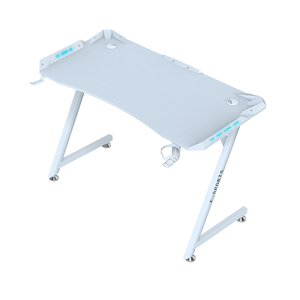 Bureau <span class=keywords><strong>de</strong></span> jeu avec lumières LED RVB, grand bureau <span class=keywords><strong>PC</strong></span> <span class=keywords><strong>de</strong></span> jeu en forme <span class=keywords><strong>de</strong></span> Z avec table <span class=keywords><strong>de</strong></span> bureau <span class=keywords><strong>de</strong></span> jeu d'ordinateur en fibre <span class=keywords><strong>de</strong></span> carbone pour joueur - Product Image 5