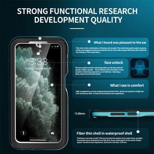 Per Samsung <span class=keywords><strong>galaxy</strong></span> A15 5G / 4G <span class=keywords><strong>impermeabile</strong></span> IP68 subacquea 2m immersione nuoto resistente agli urti TPU + PC custodia per intero corpo - Product Image 2