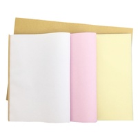 Papier autocopiant 3 feuillets Double Tree, vente directe usine, 100% pâte de bois vierge, 500 feuilles/rame, 45-80 g/m², pour factures commerciales