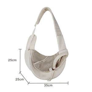 Sac de transport pour animaux de compagnie SENDA pratique, 5 kg, en nylon, fermeture éclair solide, sac bandoulière pour petits chiens et chats - Style décontracté polyvalent - Product Image 6