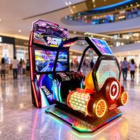 Simulateur de conduite HD 55 pouces, machine de jeu de course automobile d'arcade à monnayeur, jeu de course automobile rapide, divertissement intérieur