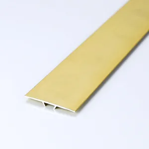 Decorative Gold Profile Aluminum Tile Trim T Shape Tile Trim