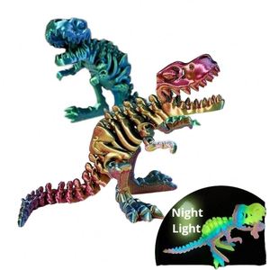Wholesale 3D Printed Plastic Dinosaurs Toys OEM Customized Tyrannosaurus Rex Toys Trending Animals & Dinosaurs Vendors - Product Image 1