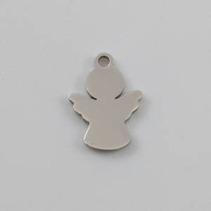 قلادات مطلية بالذهب من الفولاذ المقاوم للصدأ على شكل ملاك لصنع المجوهرات والأساور - Product Image 6