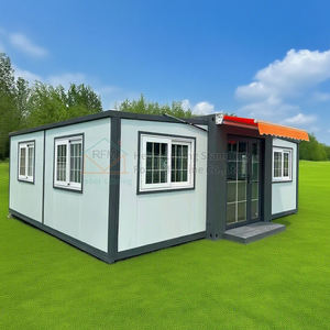 Camera prefabbricata del telaio del contenitore del grande spazio, doppia ala Mobile tre camere da letto pieghevole Villa, appartamento dell'hotel - Product Image 4