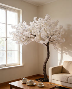 Décoration de maison, hôtel, restaurant, plante artificielle, fleur de cerisier artificielle, arbres de cerisier artificiels - Product Image 2
