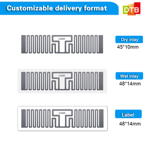 재고 C45M <span class=keywords><strong>RFID</strong></span> 스티커 태그 사용자 정의 크기 45*10 Impinj M730 칩 태그 수동 860 ~ 960 MHz <span class=keywords><strong>RFID</strong></span> <span class=keywords><strong>UHF</strong></span> 스티커 라벨 - Product Image 5