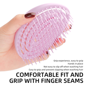 1 Cepillo de Champú Redondo y Portátil <span class=keywords><strong>para</strong></span> Uso Doméstico, de Calidad Profesional, con Diseño Ergonómico <span class=keywords><strong>para</strong></span> la Palma de la Mano - Product Image 4