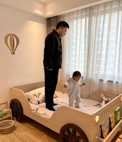 Modernes Langlebiges Massivholz-Etagenbett aus Kiefer für Jungen & Kinder Hotel- & Schulnutzung Komfortables Schlafzimmer-Design