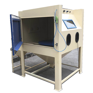 Wet sandblasting machine dustless manual wet sand blasting cabinet water vapour sandblasting machine