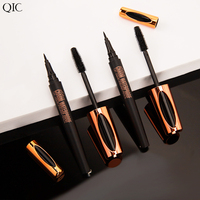 Nouveau Kit Maquillage Cosmétique Waterproof Longue Tenue Noir Allongeant Cils, Eyeliner Liquide et Mascara avec Boîte