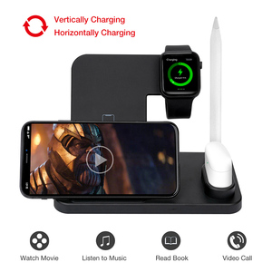 <span class=keywords><strong>Chargeur</strong></span> sans fil <span class=keywords><strong>multi</strong></span>-appareils 4-en-1 avec prise en charge QC3.0/QC2.0 et port <span class=keywords><strong>USB</strong></span> 15W pour téléphones, montres et écouteurs - Product Image 4