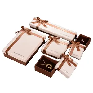 Portagioie per gioiellieri box store confezione in franchising collana regalo portagioie scatola di carta