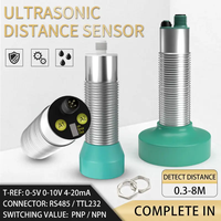 BXUAN 4M distancia de detección M30 cantidad analógica 0-10V/4-20mA cantidad de Interruptor de Sensor de distancia ultrasónico NPN/PNP