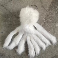 Produit phare : Tête de remplacement personnalisée pour baguette de chat, en vraie fourrure de lapin, forme pieuvre et boule de plumes