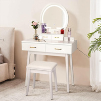 Tables de toilette modernes et minimalistes, importées pour le commerce transfrontalier ; Coiffeuses compactes multifonctionnelles pour petits espaces