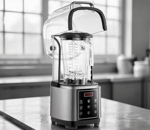 Licuadora Comercial de Alta Resistencia 8003FA de 1500W y 2L con Motor de Cobre Puro, para Hacer Smoothies y Jugos, Cubierta Insonorizante, <span class=keywords><strong>5</strong></span>+ Velocidades - Product Image 2