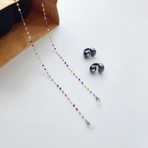 Cordino Creativo con Perline di Cristallo Anti-Smarrimento, Collana Colorata con Perline per Auricolari Bluetooth Wireless a Clip - Product Image 2