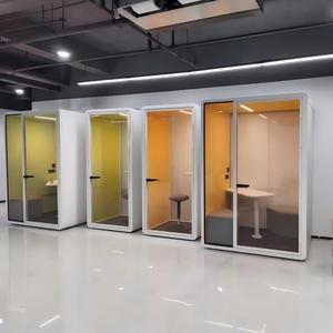 High Quality <b>Soundproof</b> Office Pod Acoustic Work Booth for Private Concentration and Video Calls in Open Offices - Product Image 2