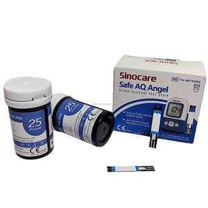 <span class=keywords><strong>Tiras</strong></span> Reactivas para la Prueba de Diabetes, Fabricantes Safe AQ Angel <span class=keywords><strong>Sinocare</strong></span> - Product Image 1