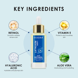 Venta al por mayor suero de retinol ordinario antienvejecimiento antiarrugas cuidado de la piel suero de retinol vegano con ácido hialurónico y colágeno - Product Image 4