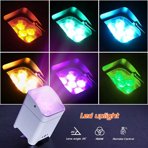 10pcs 6x18W không dây Battery Powered DMX WIFI LED uplight mệnh lên ánh sáng với phí trường hợp đối với Wedding party Bar - Product Image 5
