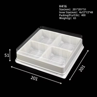 Boîtes d'emballage jetables en gros pour gâteaux, desserts, salades de fruits, glaces, boîtes alimentaires personnalisées