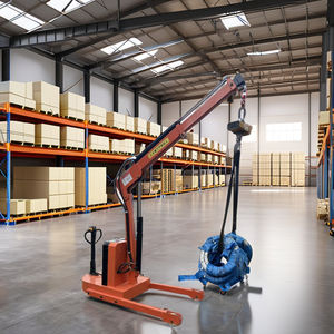 رافعة دوارة صغيرة شبه كهربائية هيدروليكية بذراع متحرك بسعة تحميل 1 طن - Product Image 6