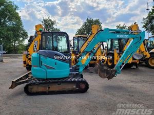 Excavatrice sur chenilles Kobelco SK55 d'occasion, 5 tonnes, moteur haute efficacité, d'origine japonaise, garantie 1 an, utilisation dans le bâtiment et l'agriculture - Product Image 3