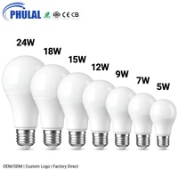 Ampoule LED en gros d'usine, ampoule LED SMD SKD, corps en aluminium, ampoules à économie d'énergie, ampoule LED E27 B22 pour la maison