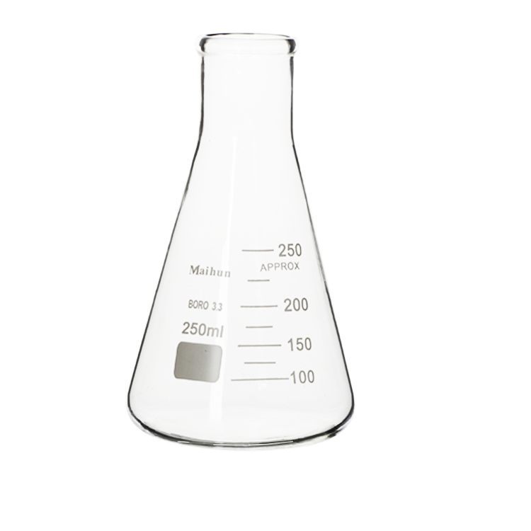 Professional manufacturer  laboratory supplies glassware conical flask with graduation