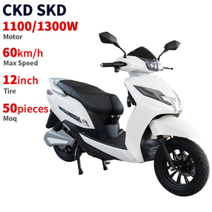 Motocicleta/Scooter CKD SKD de 12 Pulgadas al por Mayor, 1100/1300W, Velocidad de 60km/h, con Batería Grande de Carga Rápida - Product Image 1