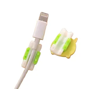 Cute Cartoon Animal Cable Bite Phone Charger Cable Protector Cord Data Line Cover Decorate phone Wire Accessories
