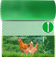 Filet d'alimentation pour poulets, filet plat en plastique blanc ou vert pour cage à poulets, oiseaux ou volailles