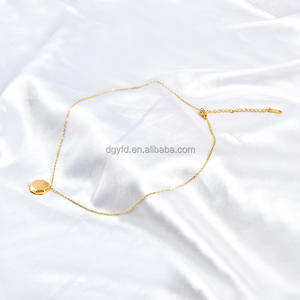 ที่กําหนดเองว่างเปล่าแกะสลักแปดเหลี่ยมจี้สแตนเลส18พันทองที่เรียบง่ายสร้อยคอรังผึ้งสําหรับผู้หญิงเครื่องประดับแกะสลัก - Product Image 4