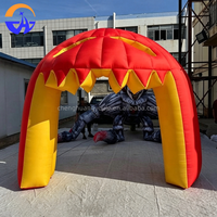 Arche gonflable personnalisée en forme de citrouille pour Halloween, modèle d'activité thématique, accessoires de décoration publicitaire avec souffleur en tissu Oxford