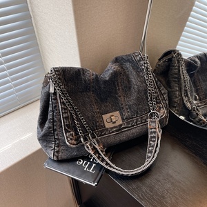 Borsa a <span class=keywords><strong>tracolla</strong></span> in Denim Unisex di grande capacità nuova a spalla singola Casual <span class=keywords><strong>portafoglio</strong></span> da viaggio per coppie borsa a <span class=keywords><strong>tracolla</strong></span> da <span class=keywords><strong>donna</strong></span> - Product Image 4