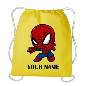 Zaino in cotone <span class=keywords><strong>Marvel</strong></span> <span class=keywords><strong>Spiderman</strong></span> per bambini, borsa da scuola leggera per nuoto, spiaggia, palestra - Product Image 6