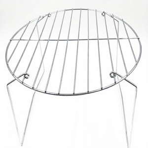 Customize Reusable Grill <b>BBQ</b> Fence Mesh <b>Tray</b> 304 Stainless Steel Welded Square Holes Cutting Baking Cooling Rack - Product Image 1