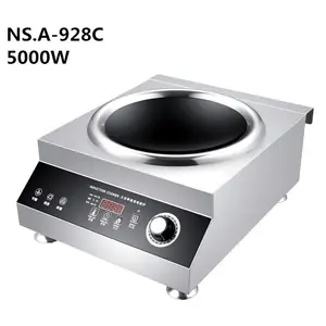 NS.A - 928C Factory Supply Wok Commercial Induction Cooker 5000W With CE Certification